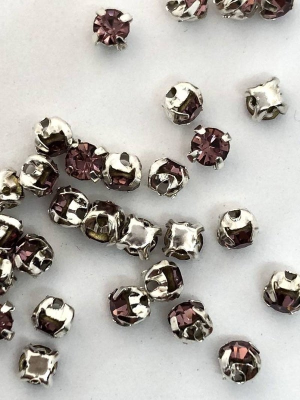 Chaton Montees 3mm Lt. Amethyst