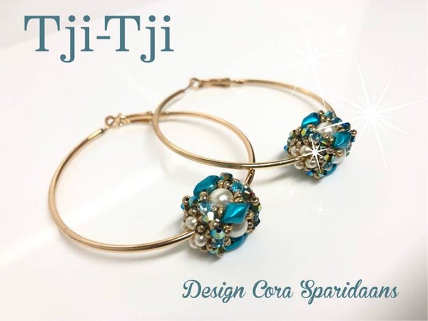 Tji-Tji Earring Kit Gold / Blue