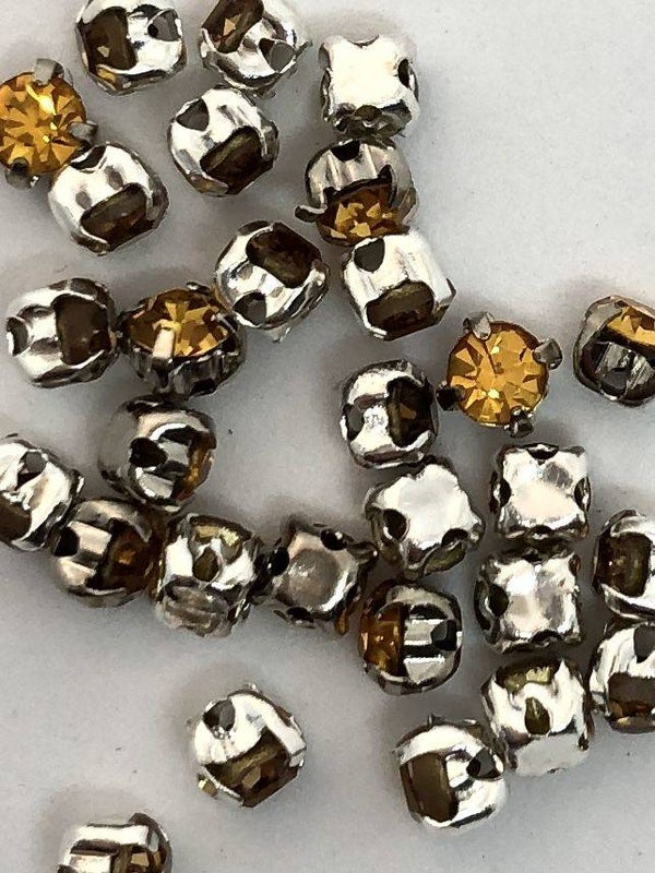 Chaton Montees 3mm Topaz