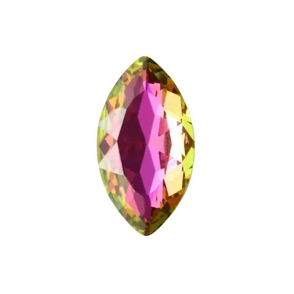 Aurea Navette 4227 / 32x17mm Crystal Vitrail Rose
