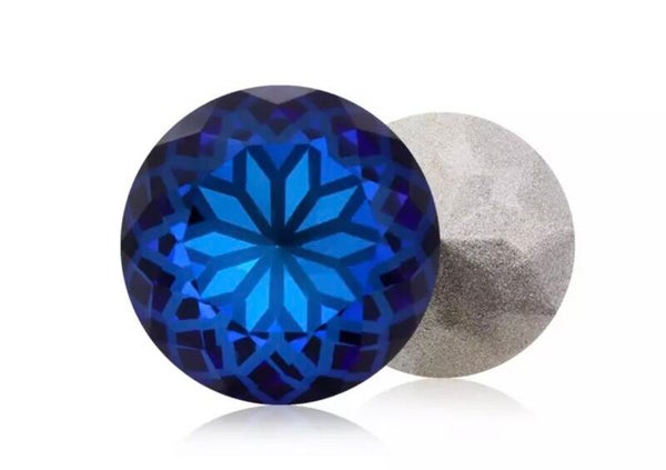 Glass Lotus Rivoli 14mm Bermuda Blue