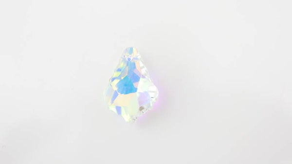 Glass Baroque Drop Crystal AB 22x15mm