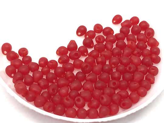 Miyuki Drop 3,4mm Matte Red