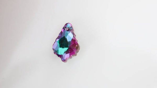 Glass Baroque Drop Electra 22x15mm