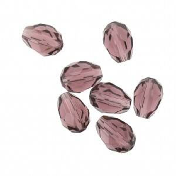 Top Drilled Drop 6x8 Amethyst