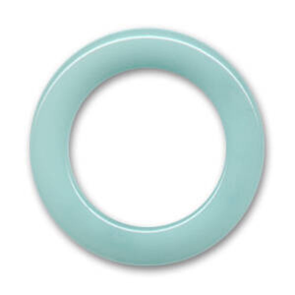 Non Drilled Resin Ring 40mm Chalk Aqua