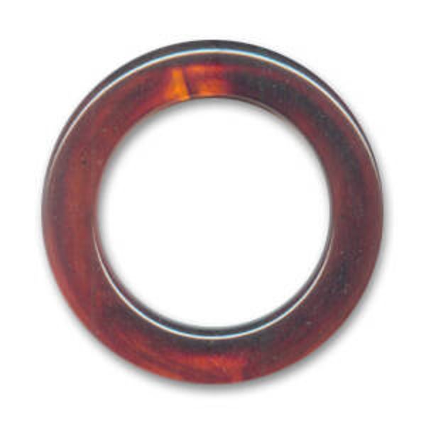 Non Drilled Resin Ring 40mm Imitation Amber