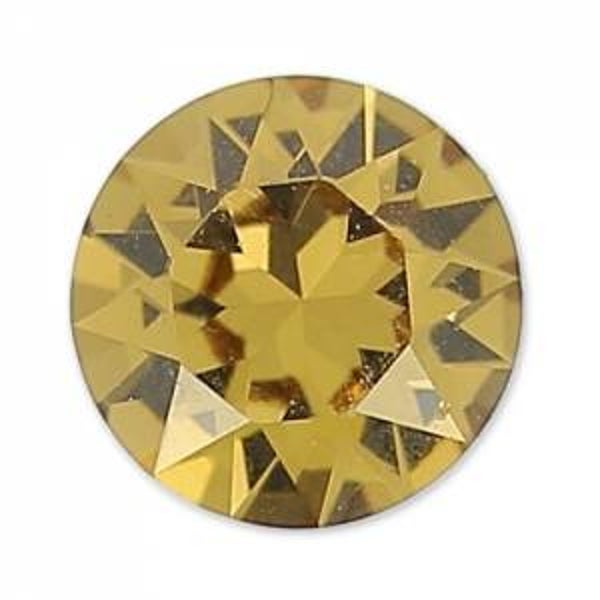 Swarovski Round Stone 1201 27mm Light Smoked Topaz