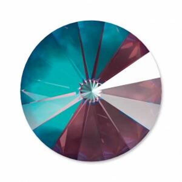 Pure Crystal Rivoli 1122 14mm Crystal Burgundy DeLite