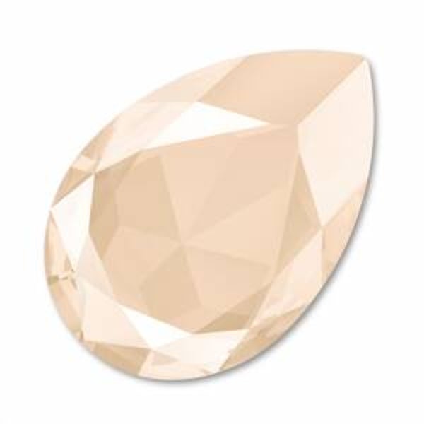 Pure Crystal Pear 4327 / 30x20mm Ivory Cream