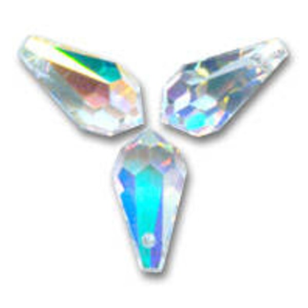 Pure Crystal Drop 6000 15x7,5mm Crystal 2xAB