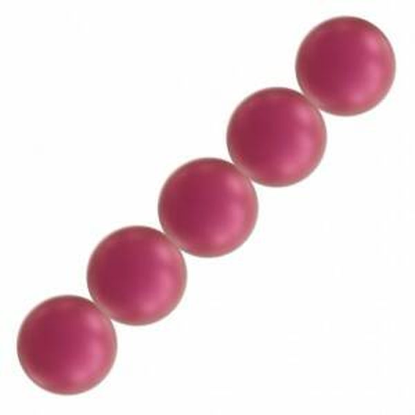 Pure Crystal Pearls 5810 6mm Mulberry Pink