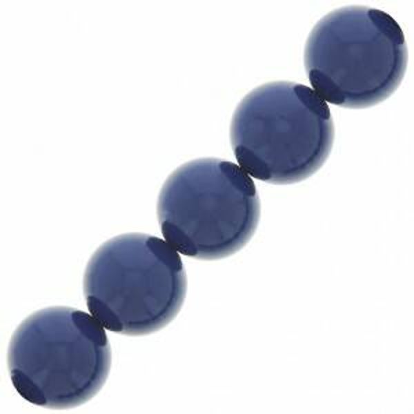 Preciosa Round Maxima 4mm Navy Blue