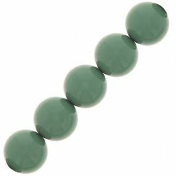Preciosa Round Maxima 10mm Sage