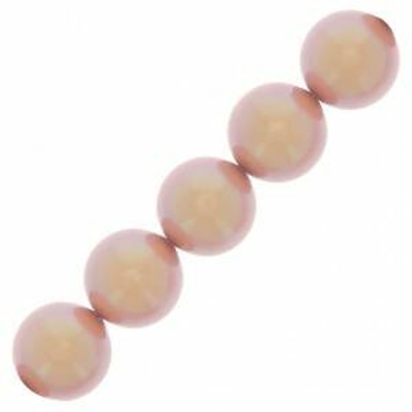 Preciosa Round Maxima 6mm Pearlescent Pink