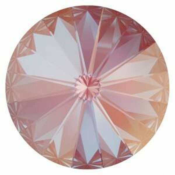 Glass Rivoli 14mm Lotus Pink