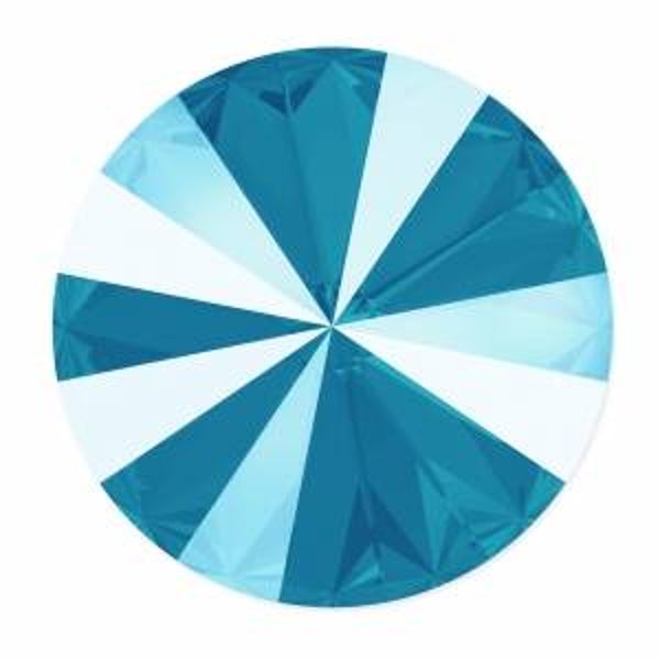 Pure Crystal Rivoli 1122 14mm Azure Blue