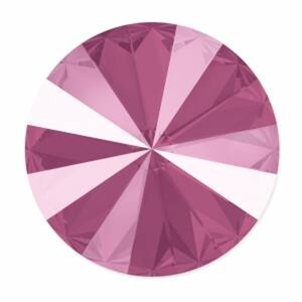 Swarovski Rivoli 1122 14mm Crystal Peony Pink