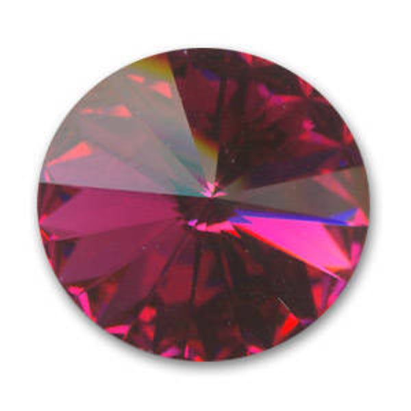 Pure Crystal Rivoli 1122 14mm Fuchsia