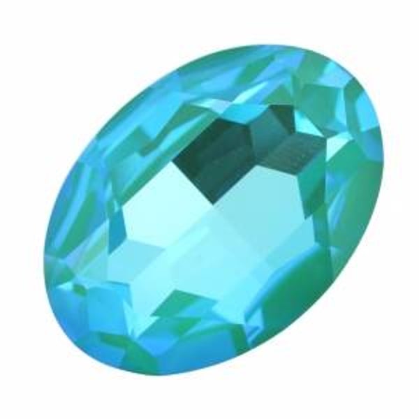 Swarovski Oval Fancy Stone 4127 / 30x22mm Crystal Laguna DeLite