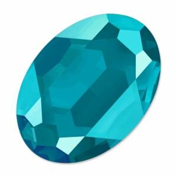 Swarovski Oval Fancy Stone 4127 / 30x22mm Crystal  Azure Blue