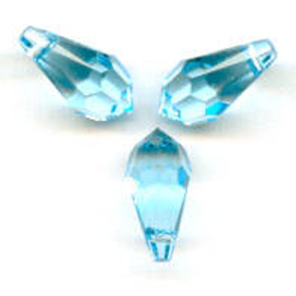 Pure Crystal Drop 6000 15x7,5mm Light Turquoise