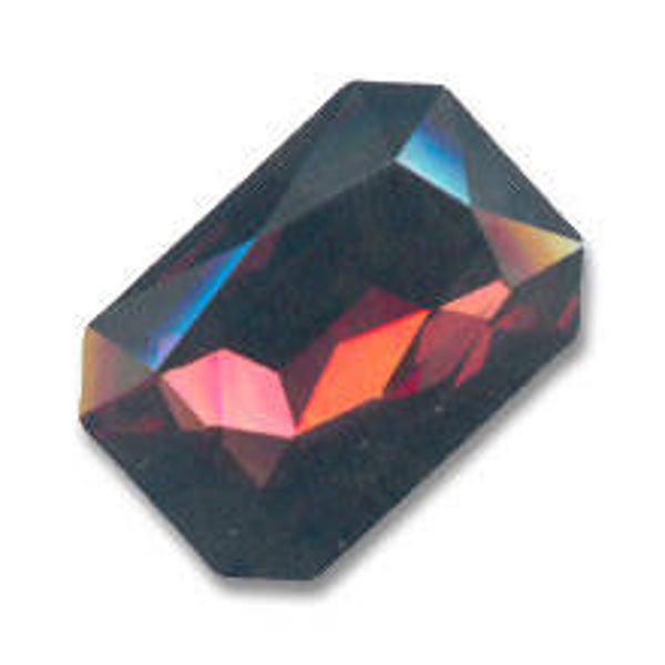 Pure Crystal Rectangle Fancy Stone 4627 27x18,5mm Burgundy