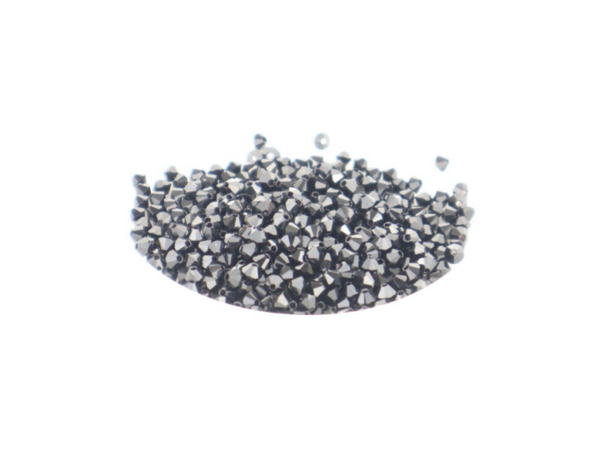 DeLara Crystal Bicone 3mm Jet