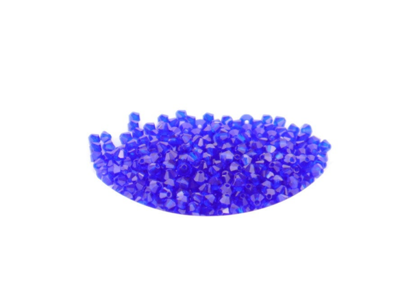 DeLara Crystal Bicone 3mm Cobald Blue