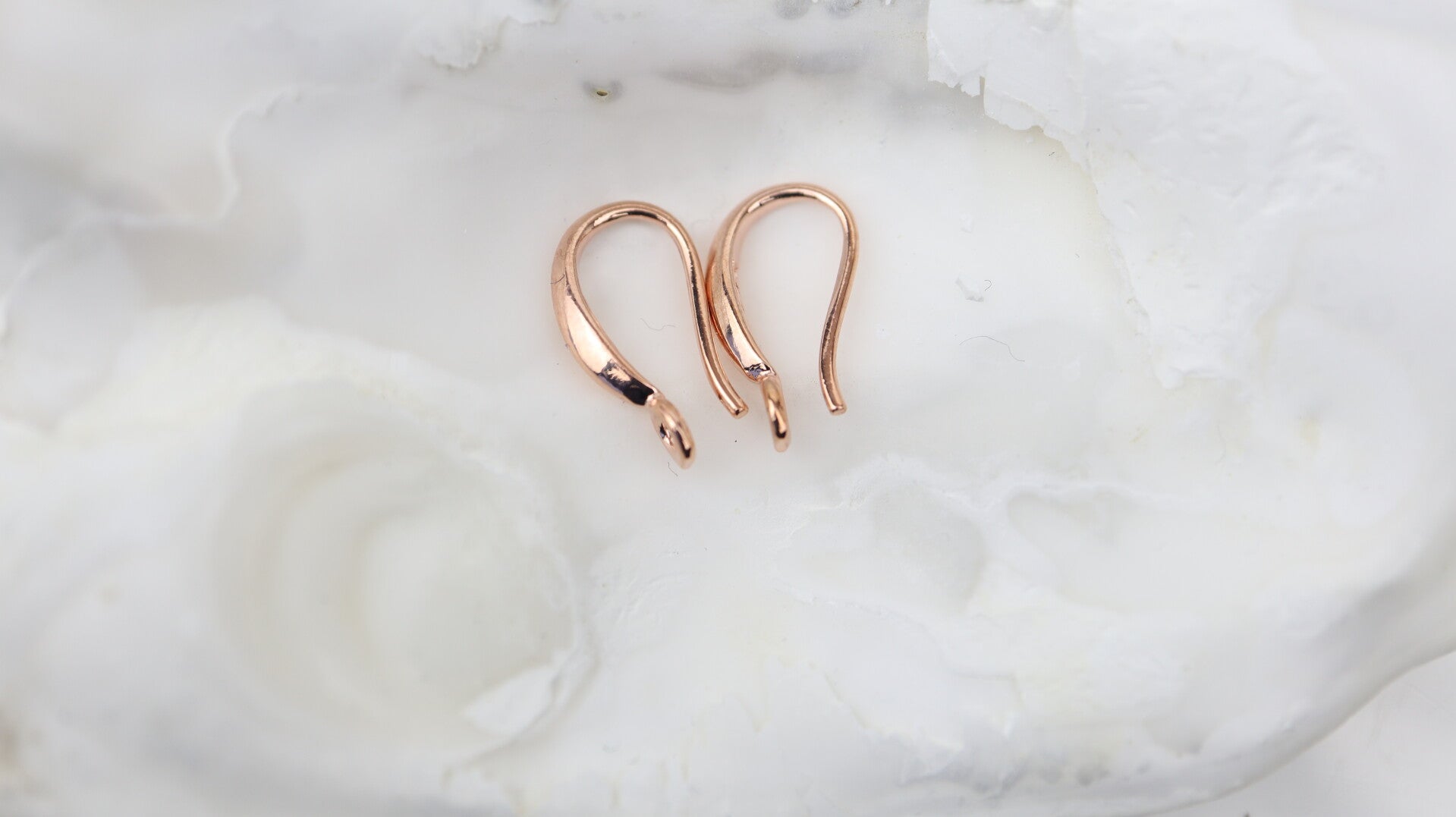 Earwire Rose Gold 15mm