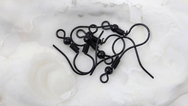 Earwire (6 pieces) Black