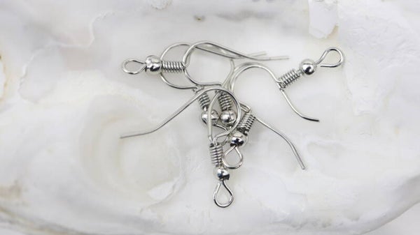Earwire (6 pieces) Silver Tone