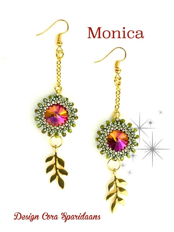 Monica Earring Kit Gold / Astral Pink