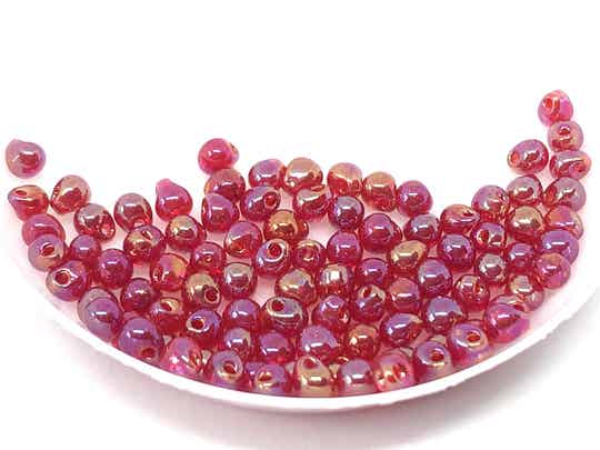 Miyuki Drop 3,4mm Red AB