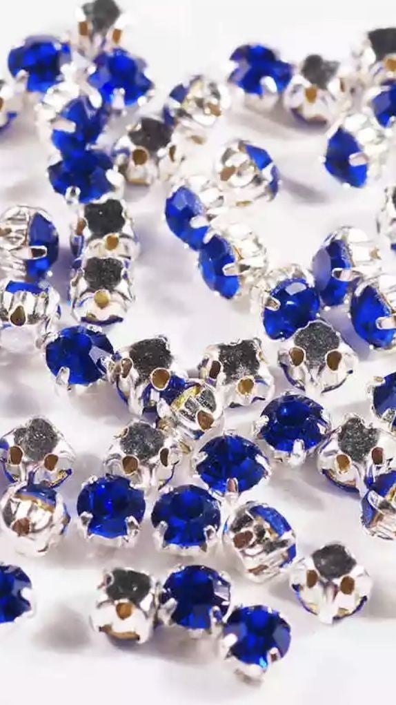 Chaton Montees 4mm Cobalt Blue