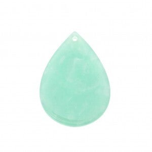 Drop Pendant 31x22mm Pearly Mint