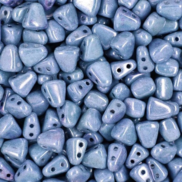 Nib-Bit 6x5mm Chalk Blue Luster