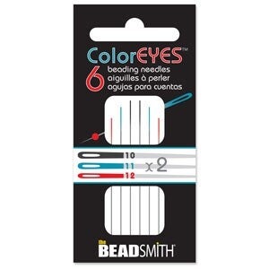 Beadsmith Coloreyes Needle Sizes 10, 11 and 12