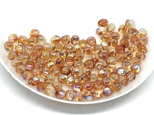 Miyuki Drop 3,4mm Crystal Orange Raibow DP-55022