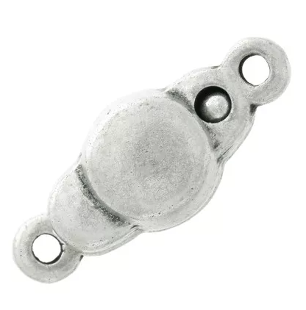 Magnetic clasp 18x7mm Silver Tone