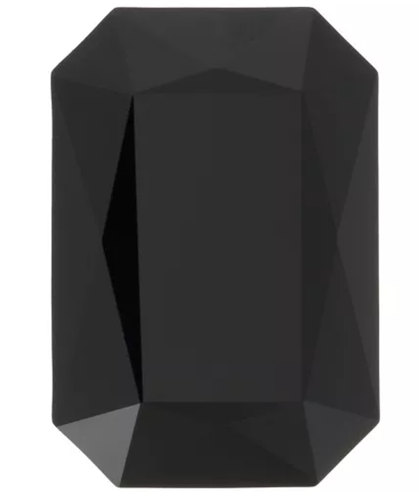 Pure Crystal Rectangle Fancy Stone 4627 27x18,5mm Jet
