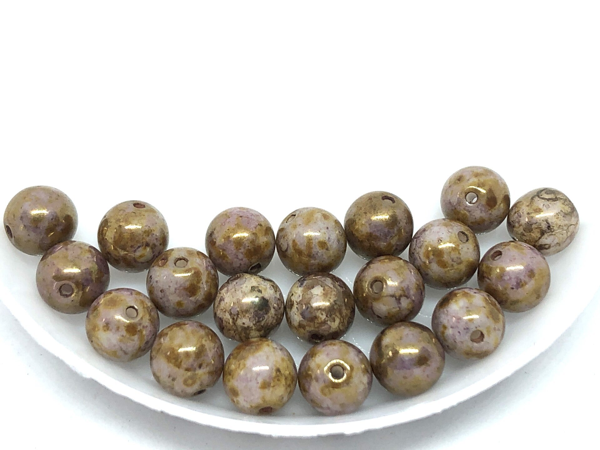 Round Beads Glass 6mm