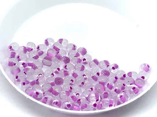 Miyuki Drop 3,4mm Crystal Lilac Lined DP-25