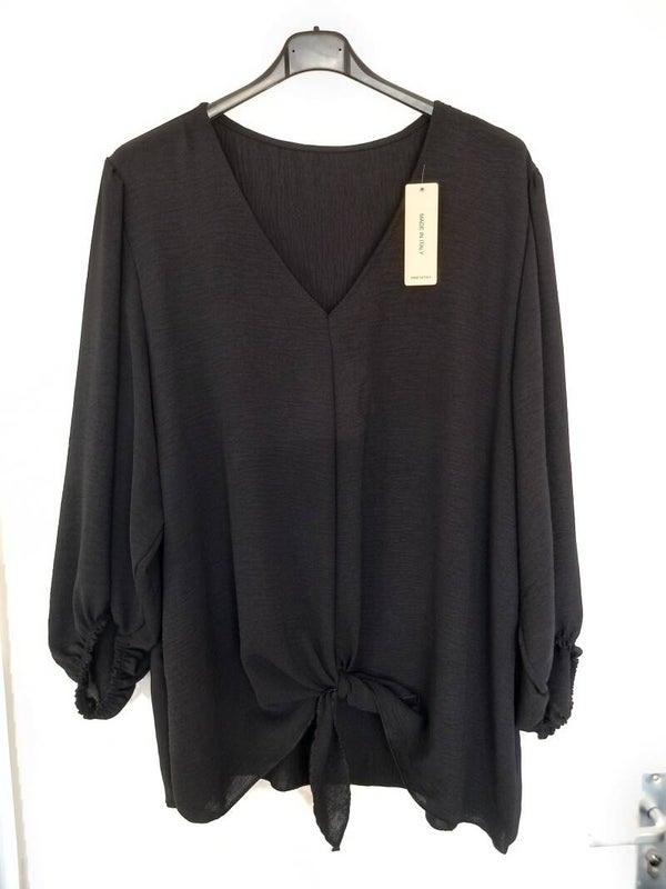 Knoop tuniek zwart 613