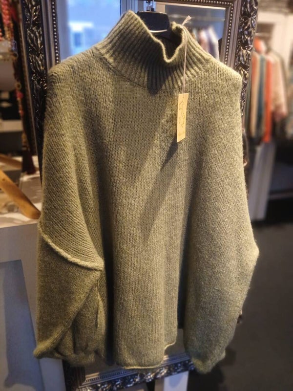 Trui col  pistache 1753