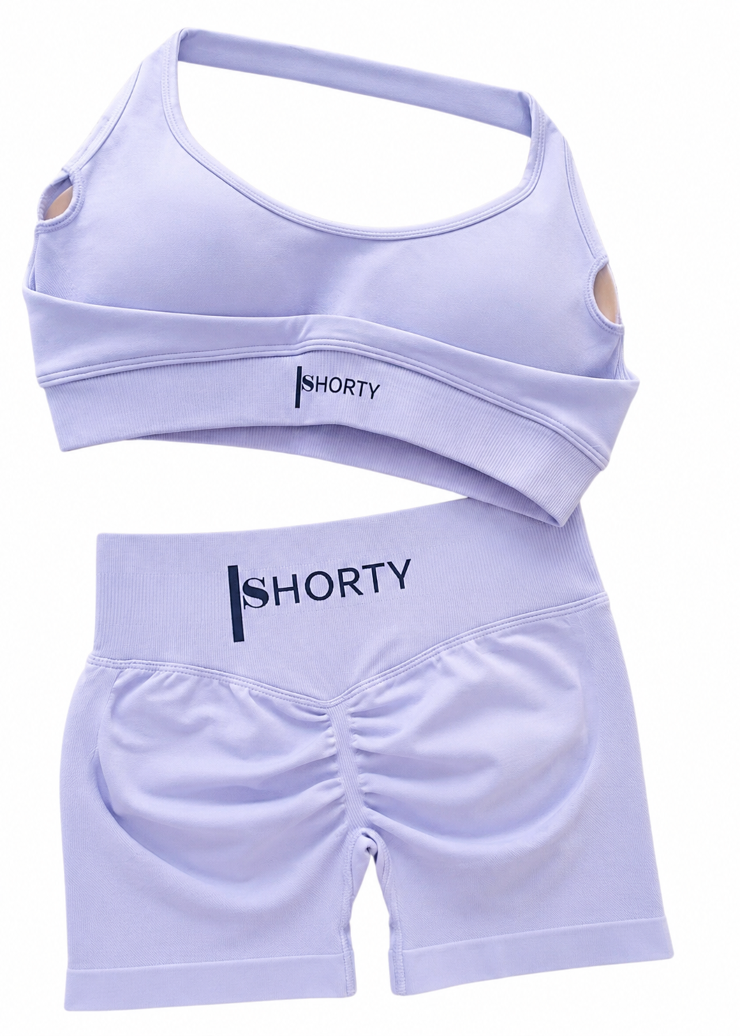 Taro Purple Scrunch Butt Short & Bra Set 💜