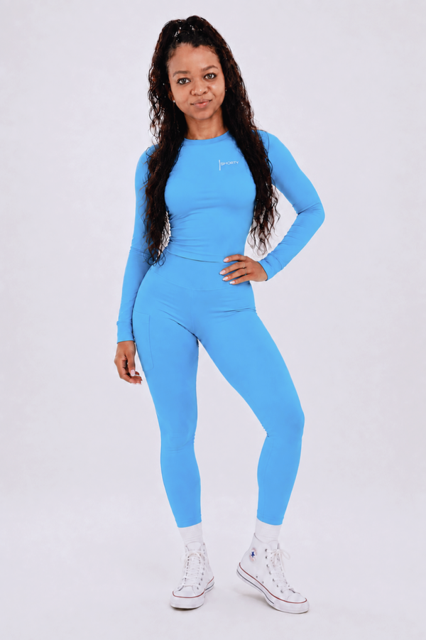 Aquarium Blue Long Sleeve Set