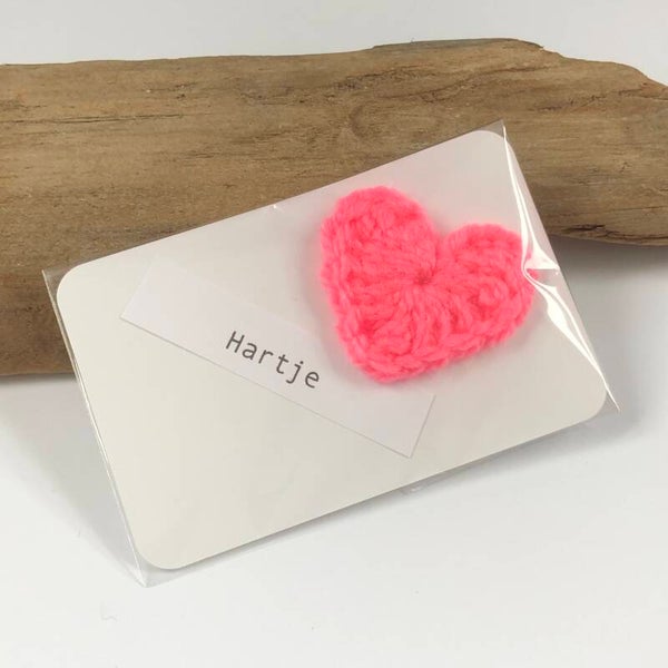 Crochet hartje mini