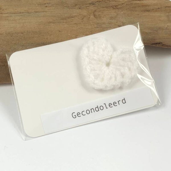 Crochet hartje min