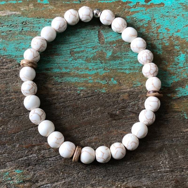 Heren stone armband